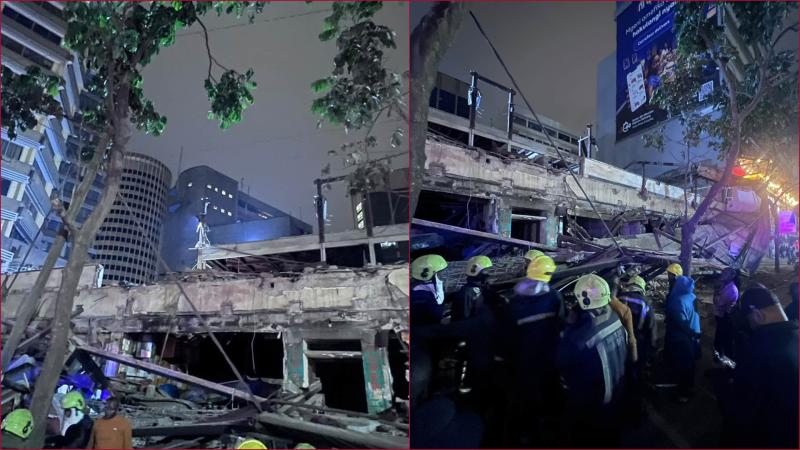 A building collapsed in Nairobi city centre.